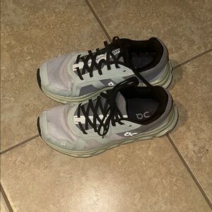 On Running Sneakers in Gray and Black